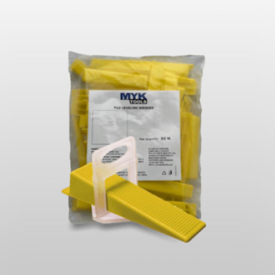MYK Laticrete Tile Leveling Clips and Wedges – Tile Spacer System – Aravind Enterprises Bangalore