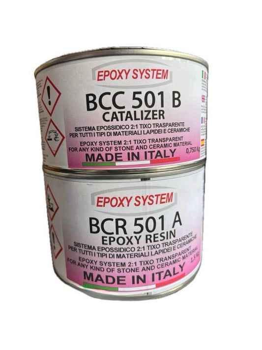 BCC 501 Epoxy System – B Chem Italy – Marble Polishing & Protection – Aravind Enterprises Bangalore