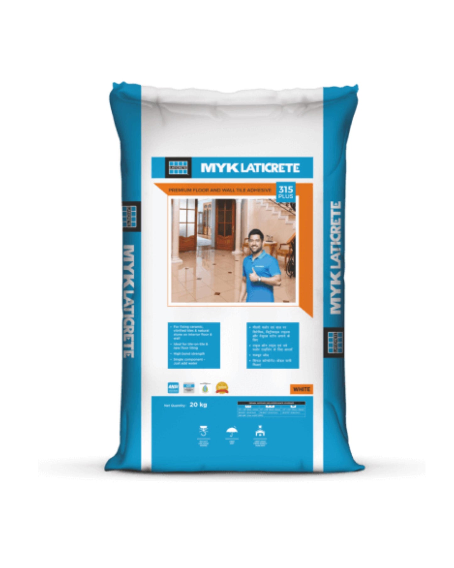 MYK Laticrete 315 Plus Tile Adhesive – Premium Floor and Wall Fixing – Aravind Enterprises Bangalore