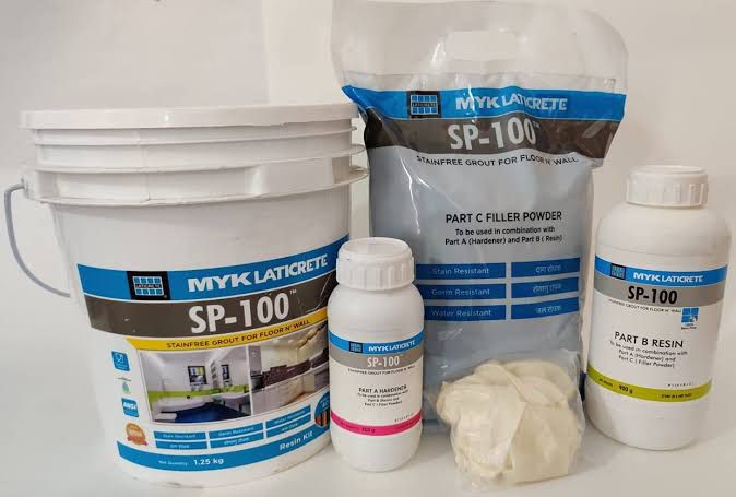 MYK Laticrete SP-100 Stain-Free Epoxy Tile Grout – Aravind Enterprises Bangalore
