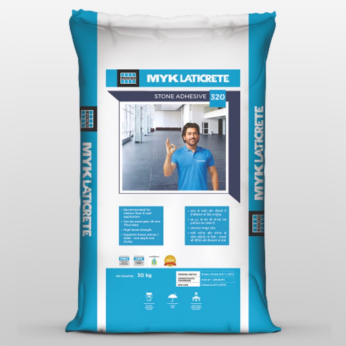 MYK Laticrete 320 Stone Adhesive – Cement Based Mortar for Stone & Tile – Aravind Enterprises Bangalore