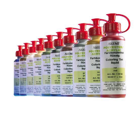 Akemi Colour Tint POLY – Pigment for Polyester Adhesives – NS Enterprises Bangalore
